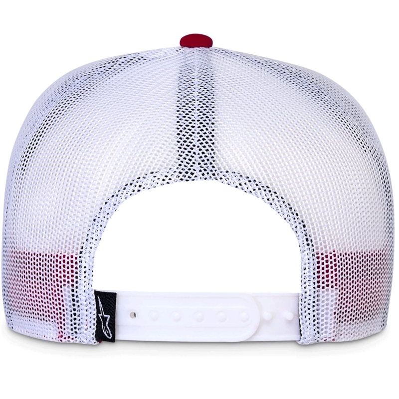 Alpinestars Contender Trucker kepurė raudona-balta