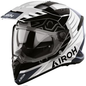 Enduro motociklo šalmas Airoh BADX-X Cube pilkas