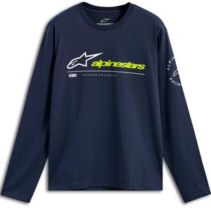 Alpinestars Mandalory CSF ilgomis rankovėmis marškinėliai, mėlyni