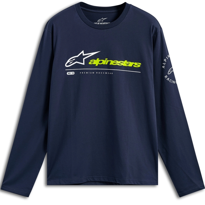 Alpinestars Mandalory CSF ilgomis rankovėmis marškinėliai, mėlyni