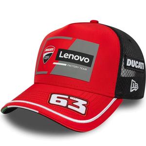 Ducati New Era Lenovo Bagnaia 63 dangtelis juodai raudonas