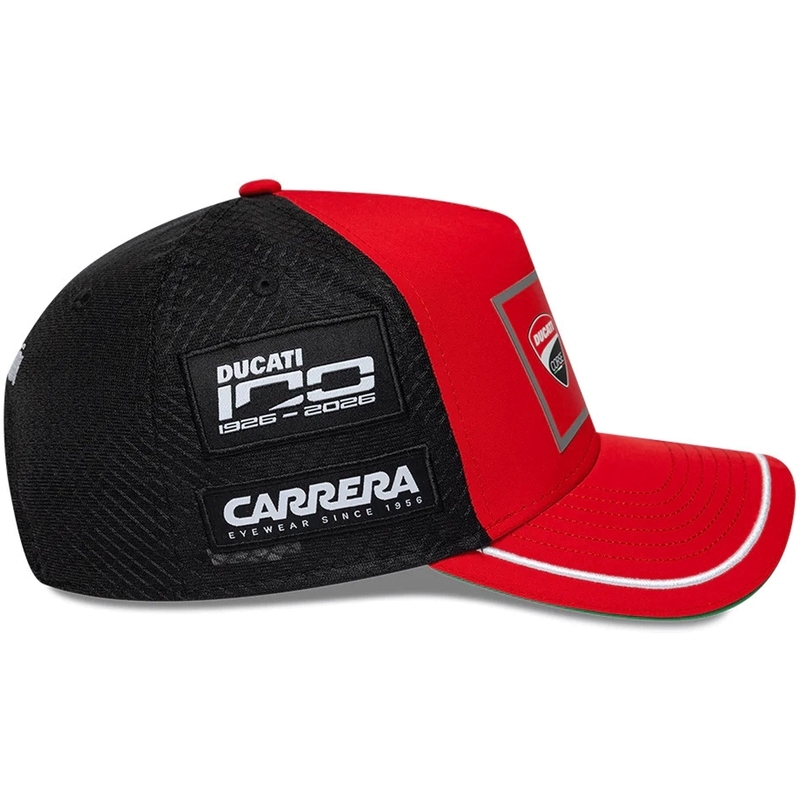 Ducati New Era Lenovo Bagnaia 63 dangtelis juodai raudonas