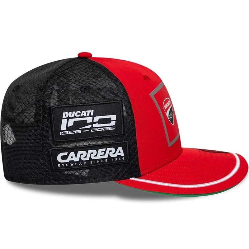 Ducati New Era Lenovo Marquez 93 kepurė juoda-raudona