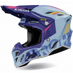 Motokroso šalmas Airoh Aviator Factory Blame violetinė