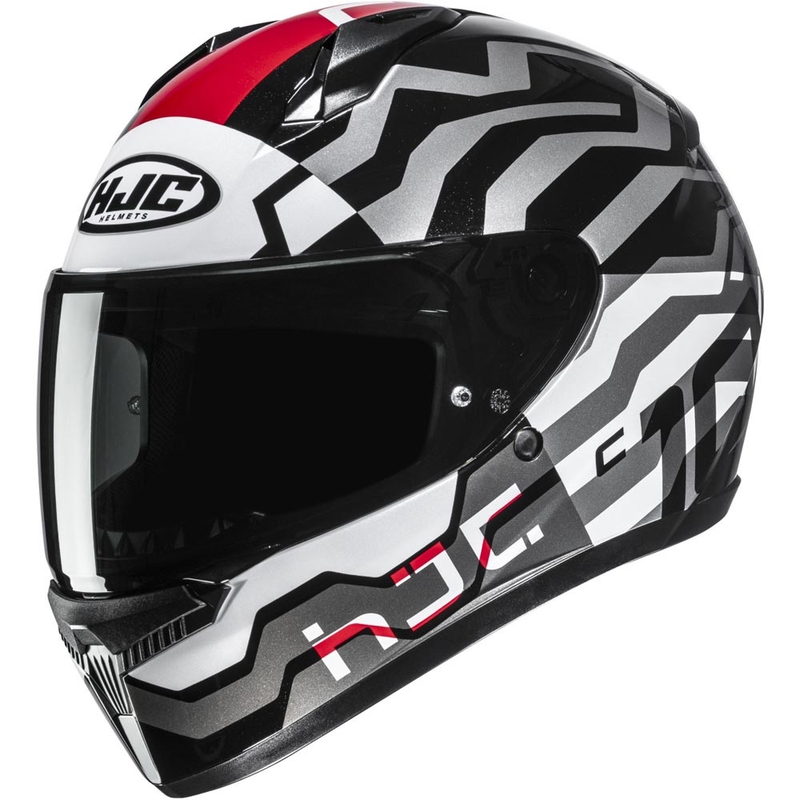 HJC C10 Blade MC1 uždaras motociklo šalmas juoda-balta-raudona