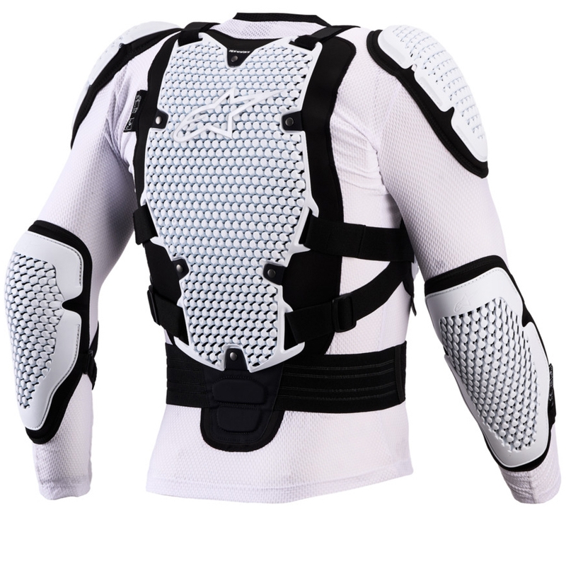 Alpinestars Bionic Action V3 kūno apsauga, balta-juoda