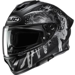 Uždaras motociklo šalmas HJC C71 Roko MC5SF juodai pilkas