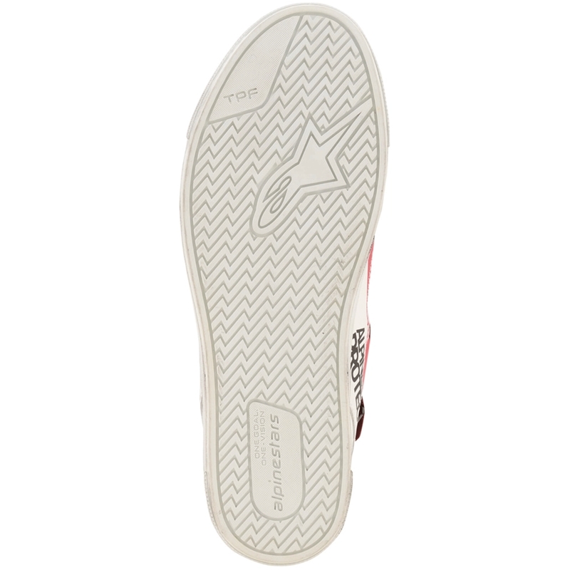 Alpinestars Stated Flair motociklo batai balti-raudoni