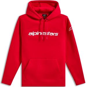 Alpinestars Wordmark džemperis su gobtuvu 3 raudona-balta