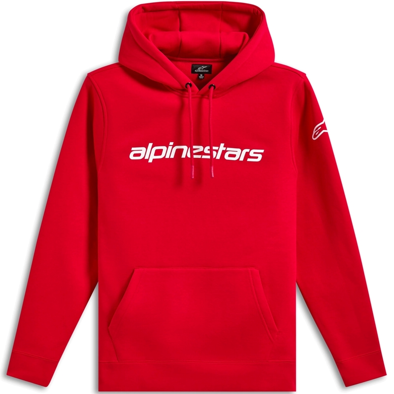 Alpinestars Wordmark džemperis su gobtuvu 3 raudona-balta