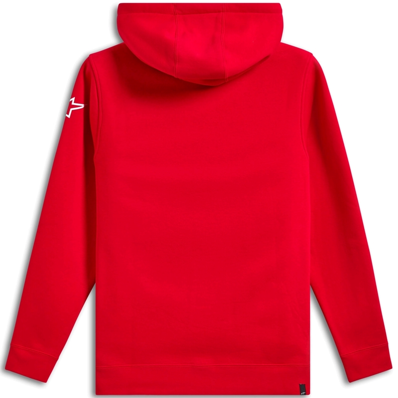 Alpinestars Wordmark džemperis su gobtuvu 3 raudona-balta