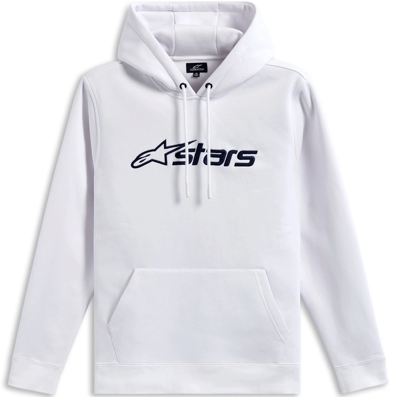 Alpinestars Blaze džemperis su gobtuvu 3 balta-mėlyna