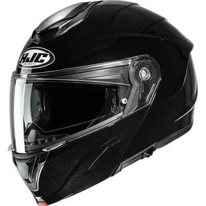 Atlenkiamas motociklo šalmas HJC C92 Solid metalinė juoda