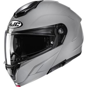 Atlenkiamas motociklo šalmas HJC C92 Solid pilkas
