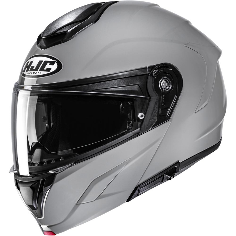 Atlenkiamas motociklo šalmas HJC C92 Solid pilkas
