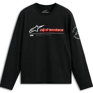 Alpinestars Mandalory CSF ilgomis rankovėmis marškinėliai juodi