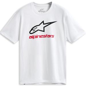 Alpinestars Always 2.0 CSF marškinėliai balti-juodi-raudoni