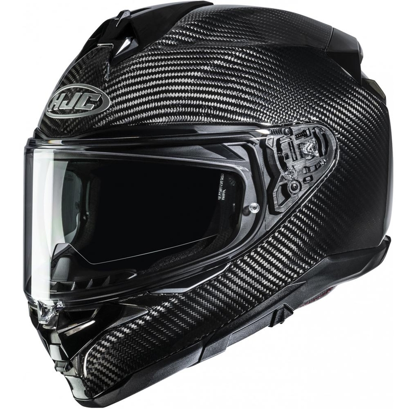 Uždaras motociklo šalmas HJC F72 Carbon Solid juodas