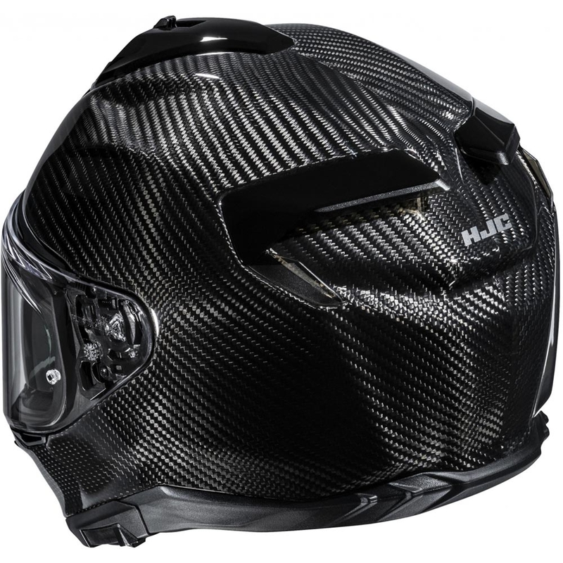 Uždaras motociklo šalmas HJC F72 Carbon Solid juodas