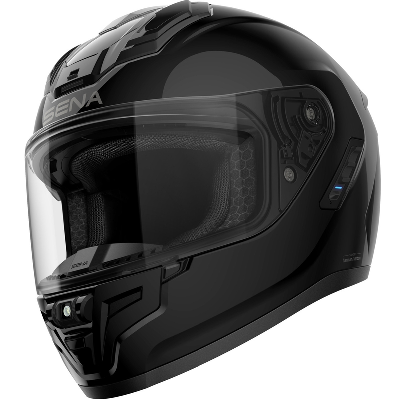 SENA Phantom motociklo šalmas su domofonu, juodas