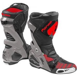 „Forma Ice Pro Flow“ motociklo batai pilki-juodi-raudoni