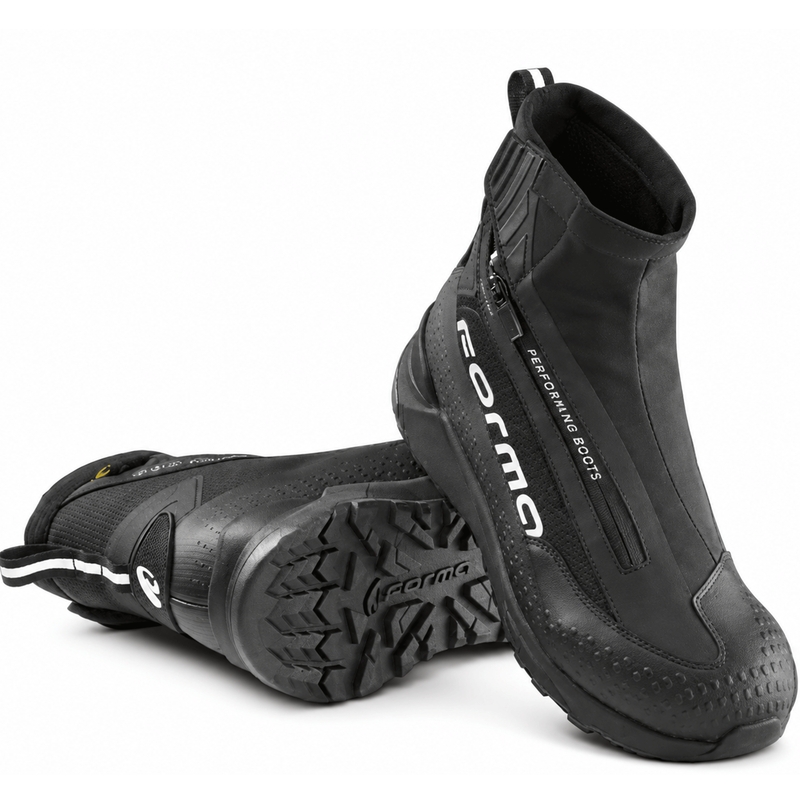 Forma Speed X Dry motociklo batai juodi-juodi