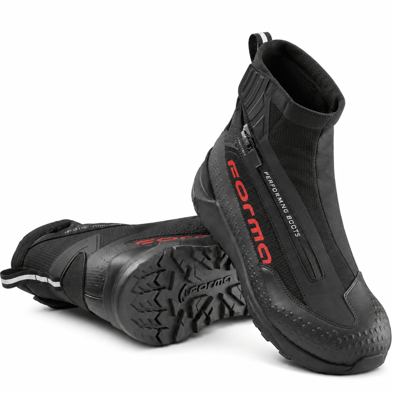 „Forma Speed X Dry“ motociklo batai juodi-raudoni-juodi