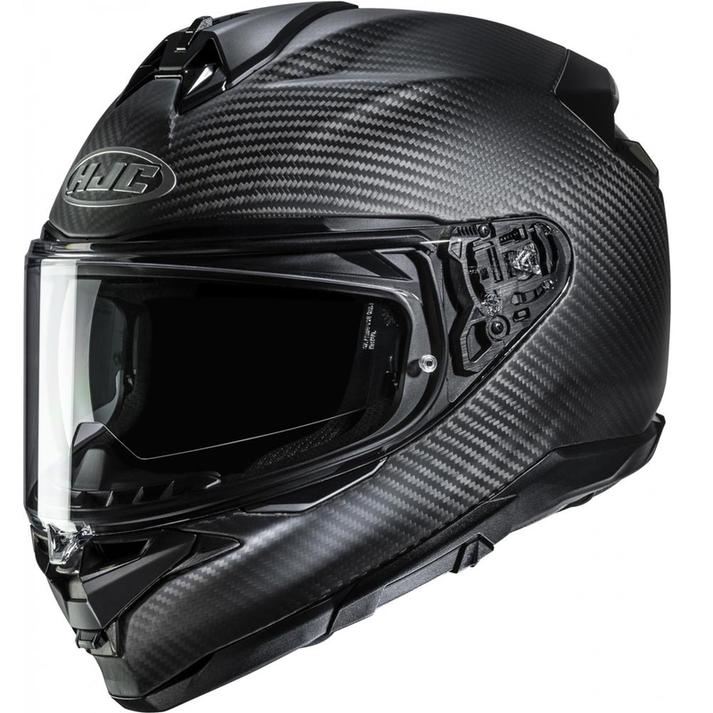 HJC F72 Carbon Solid uždaras motociklo šalmas matinė juoda