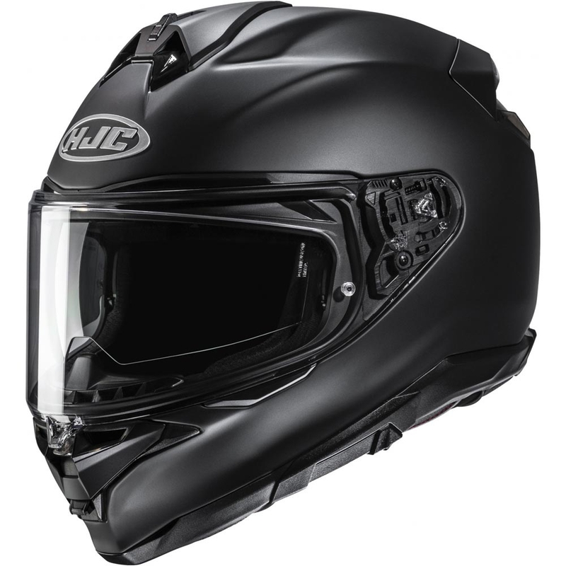 Uždaras motociklo šalmas HJC F72 Solid pusiau matinis juodas