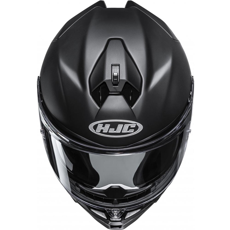 Uždaras motociklo šalmas HJC F72 Solid pusiau matinis juodas