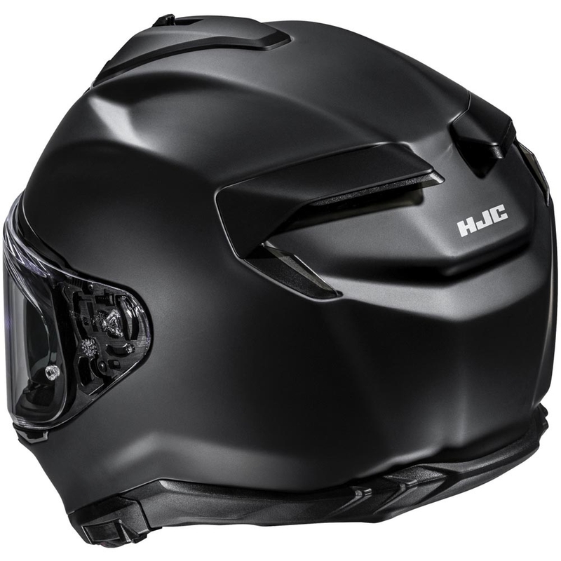 Uždaras motociklo šalmas HJC F72 Solid pusiau matinis juodas