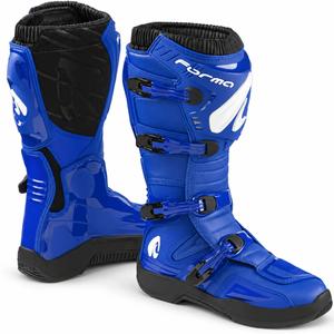 „Forma Traction“ motokroso batai mėlyni-juodi-balti