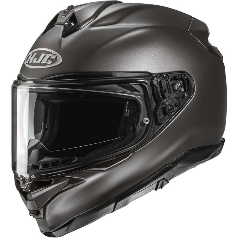 HJC F72 Solid uždaras motociklo šalmas, pusiau matinis, titano pilkos spalvos
