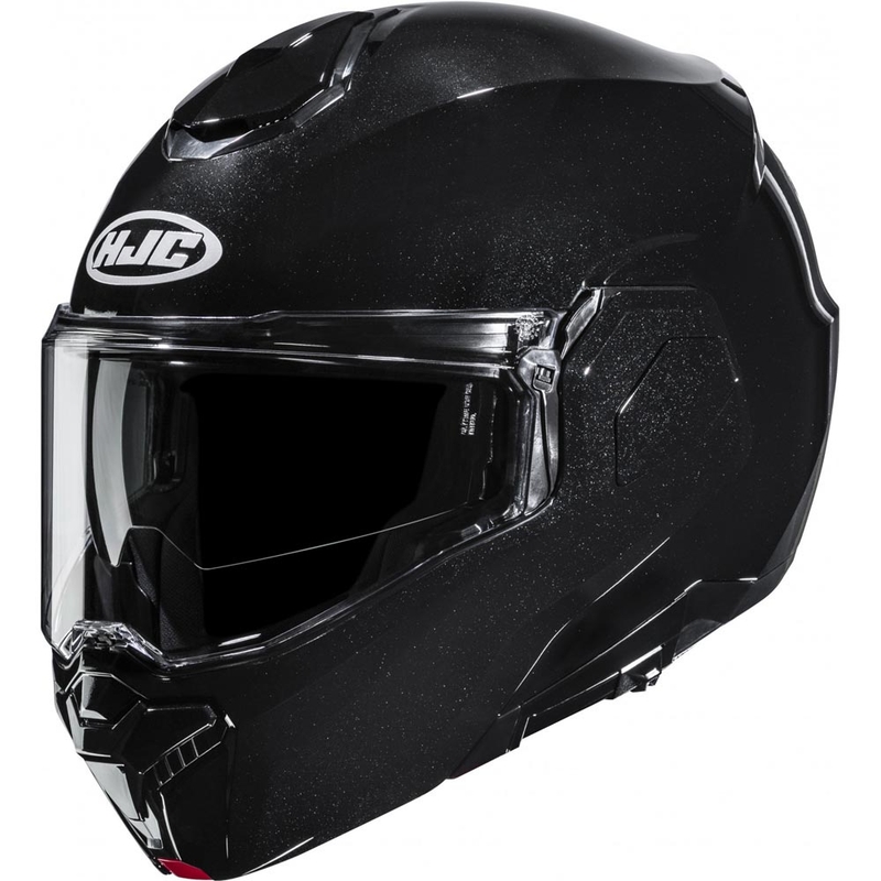 Atlenkiamas motociklo šalmas HJC i101 Solid metalinė juoda