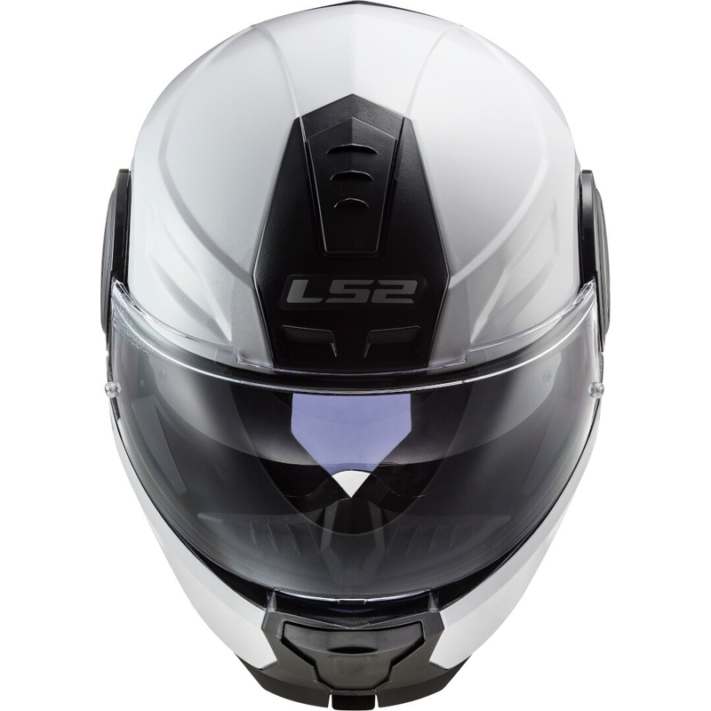 Vyklápěcí přilba na motorku LS2 FF902 Scope Solid bílá