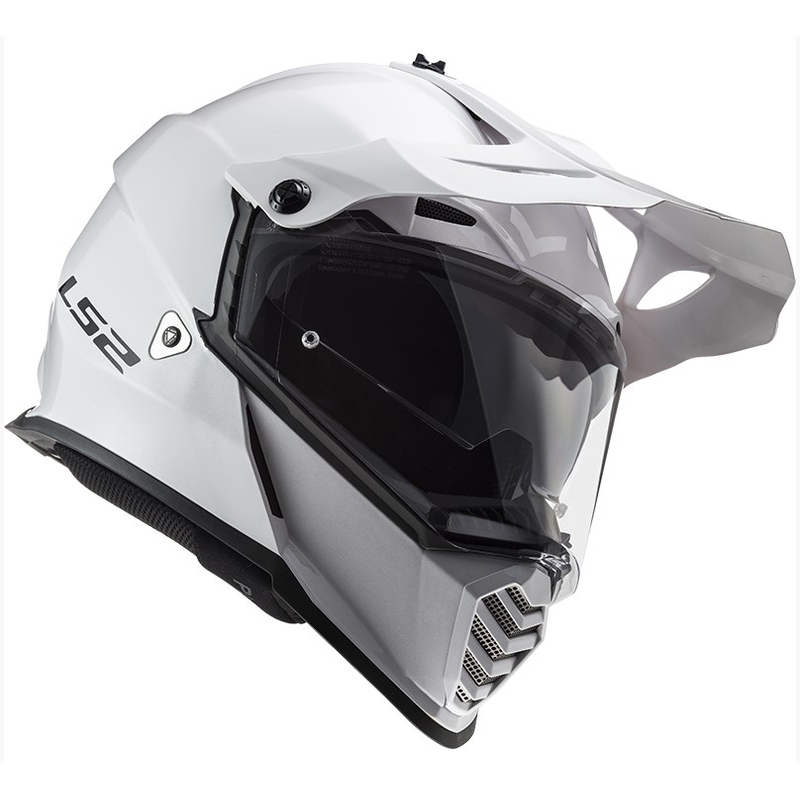 Enduro přilba LS2 MX436 Pioneer EVO Solid bílá
