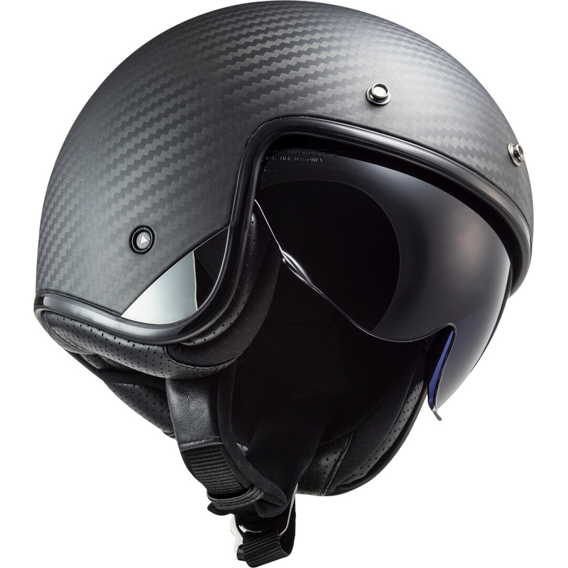 Atviras motociklininko šalmas LS2 OF601 Bob C Carbon