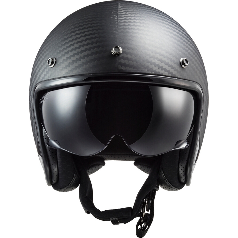 Atviras motociklininko šalmas LS2 OF601 Bob C Carbon