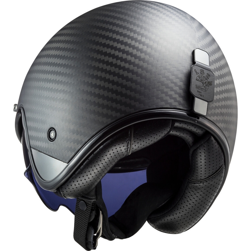 Atviras motociklininko šalmas LS2 OF601 Bob C Carbon