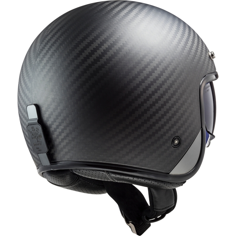 Atviras motociklininko šalmas LS2 OF601 Bob C Carbon