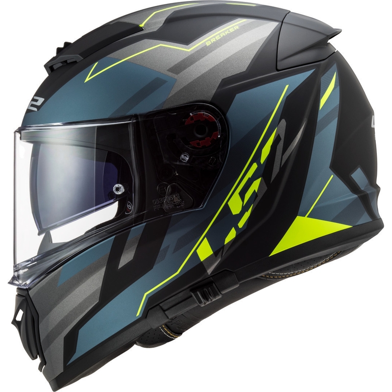 Integrální přilba na motorku LS2 FF390 Breaker Beta černo-modro-fluo žlutá
