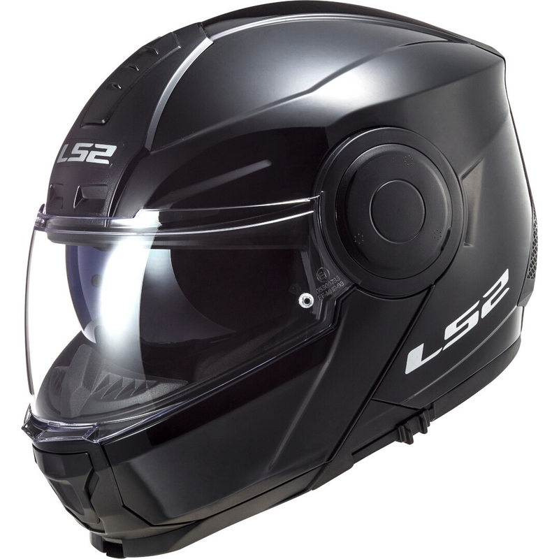 Vyklápěcí přilba na motorku LS2 FF902 Scope Solid černá lesklá