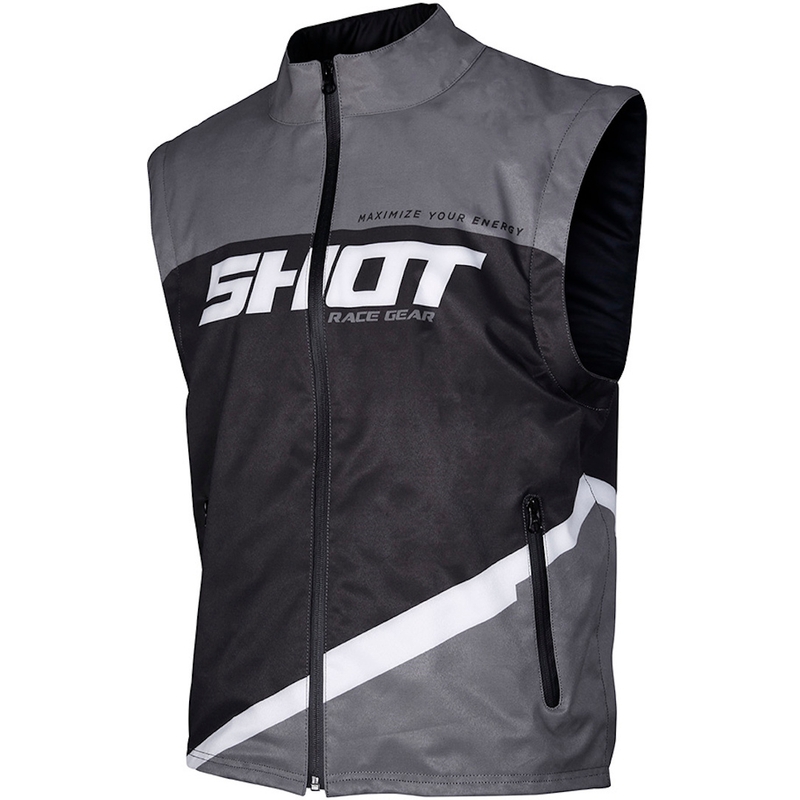 Softshellová vesta Shot Lite černo-šedo-bílá výprodej