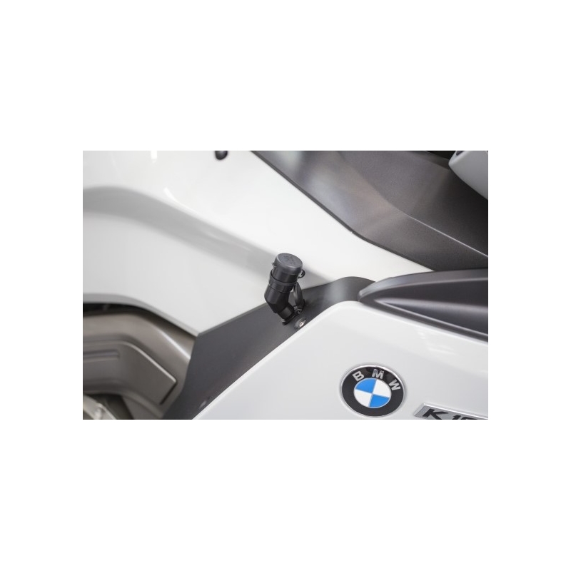 DIN adapteris Tarpfonas su 2x USB išvestimi, skirtas motociklams, 2A