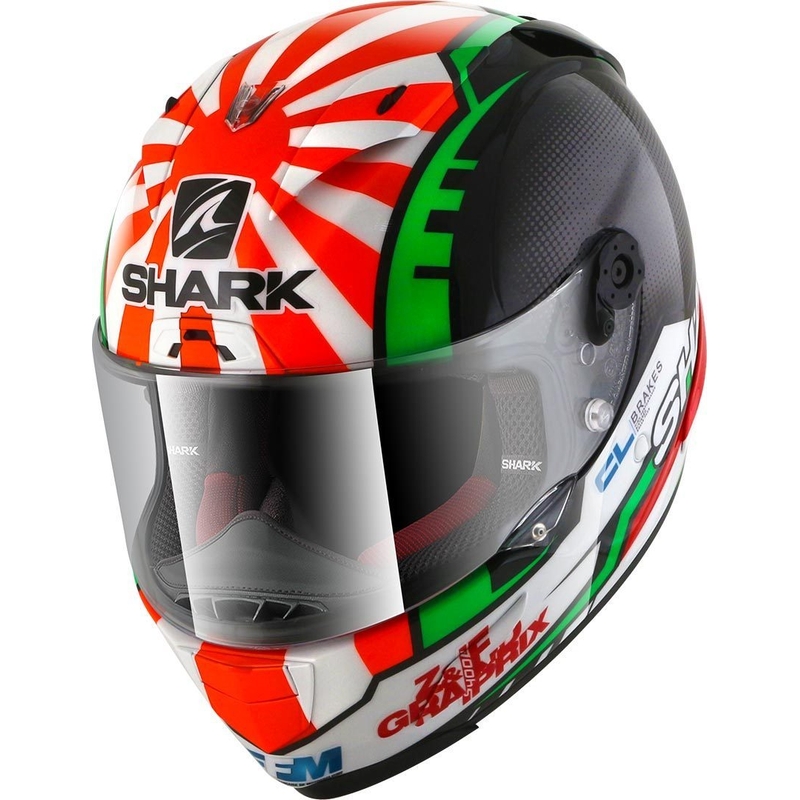 Integrální přilba SHARK RACE-R PRO Zarco Replica 2017 černo-červeno-zelená