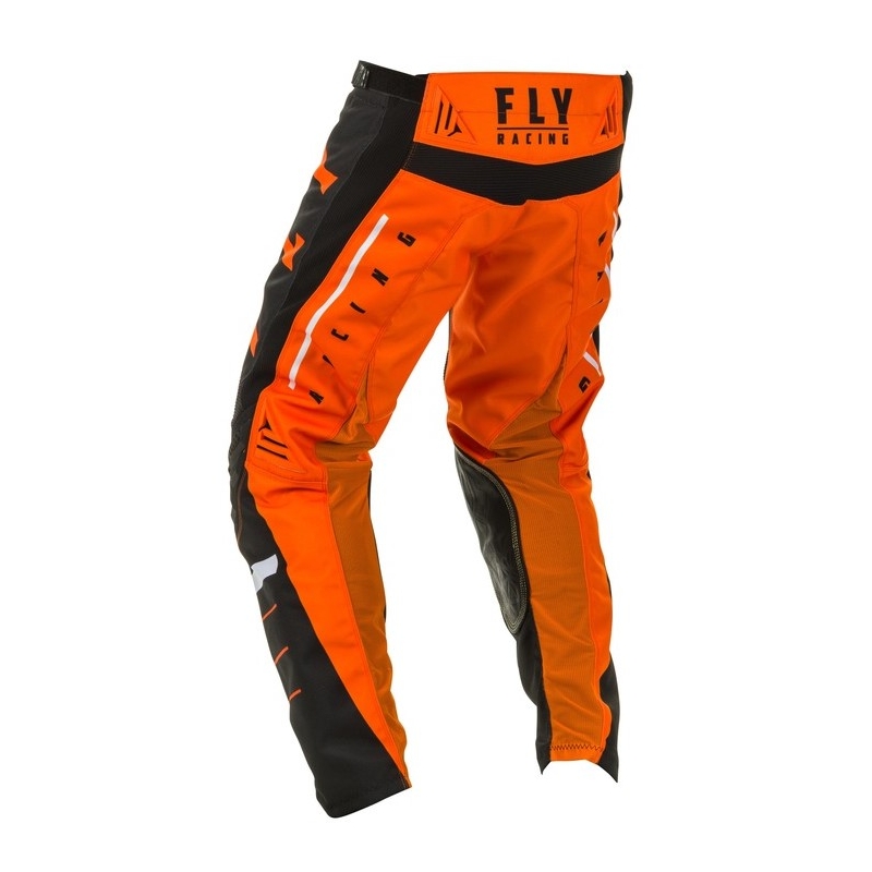 Motokrosové kalhoty FLY Racing Kinetic K120 oranžovo-černo-bílé