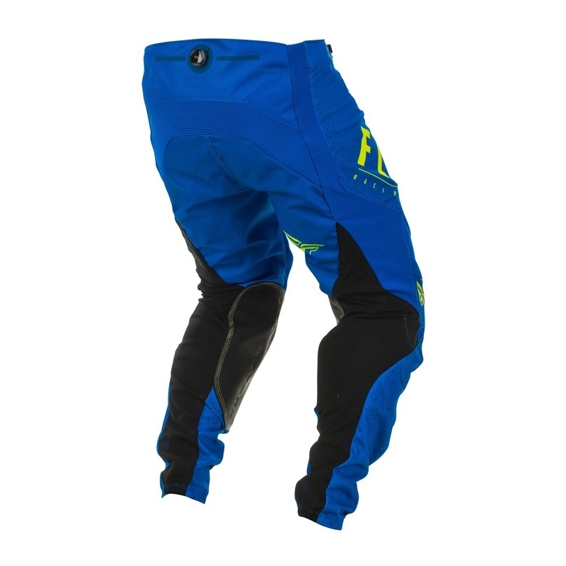 Motokrosové kalhoty FLY Racing Lite 2020 modro-černo-fluo žluté
