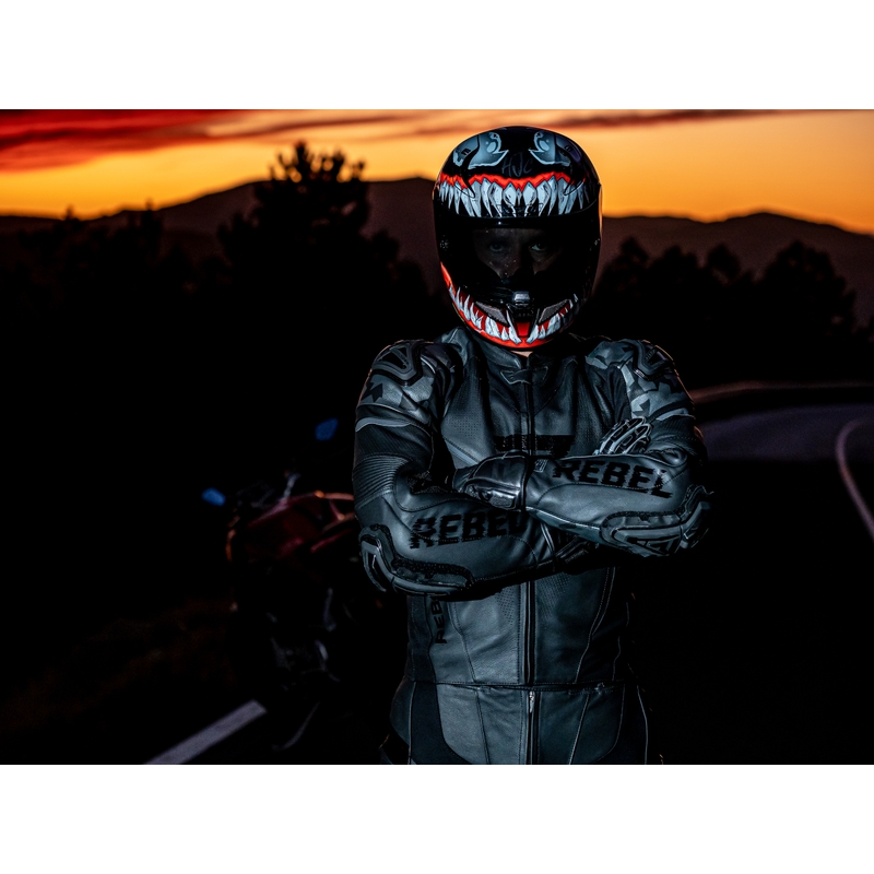 Rebelhorn Rebel motociklo striukė, juoda, išparduodama išpardavimas