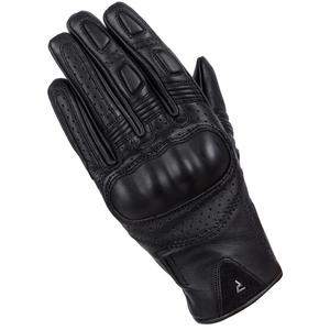 Moteriškos motociklininko pirštinės Rebelhorn Thug II black perforated