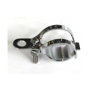 Posūkių signalų spaustukas ant šakių chromuotas